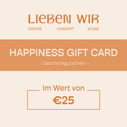 HAPPINESS GIFT CARD Geschenkgutschein